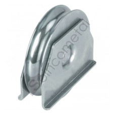 RODA COM SUPORTE DE 2 ROLAMENTOS PARA SOLDAR
